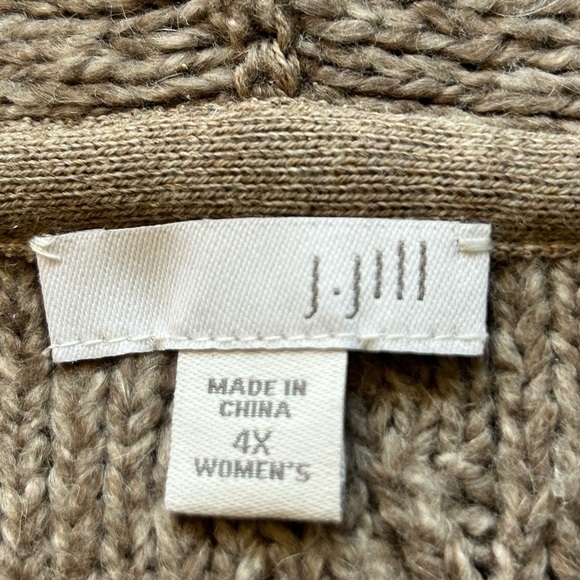 J.Jill Women's Long Sleeve alpaca Blend Cardigan SZ 4X NWOT - Picture 4 of 12